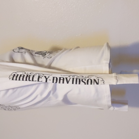 Harley Davidson white long sleeve Tshirt size S - Picture 5 of 9